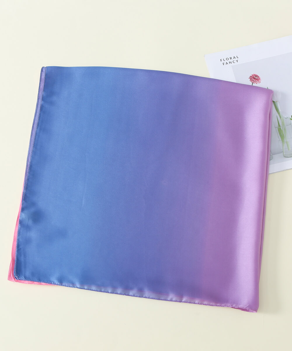 Muted Lavender Printed Scarf - draped detail