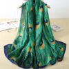 Gum Green Printed Scarf by Bandano Pakistan