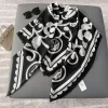 Acadia Black Square Scarf by Bandano Pakistan