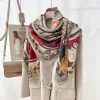 Sea Maroon Square Scarf by Bandano Pakistan