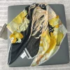 Arylide Yellow Square Scarf by Bandano Pakistan