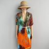 Auburn Rust Wedding Scarf by Bandano Pakistan