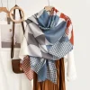 Avery Blue Printed Scarf by Bandano Pakistan