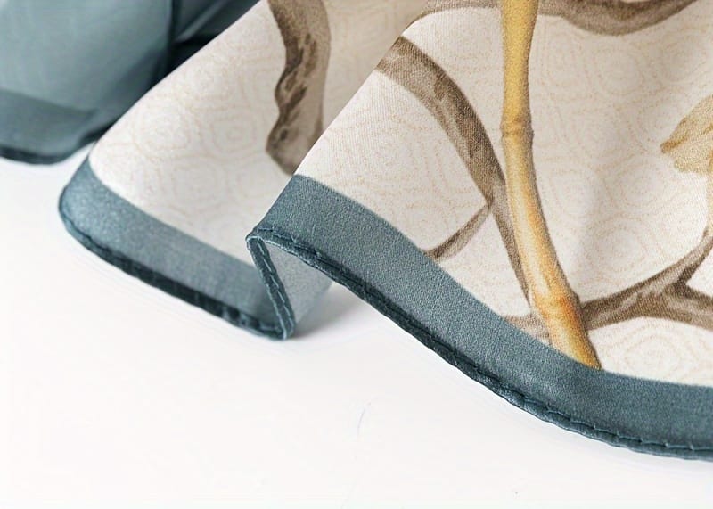 Bayoux Grey Printed Scarf - full view