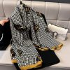 Dark Houndstooth Printed Scarf by Bandano Pakistan