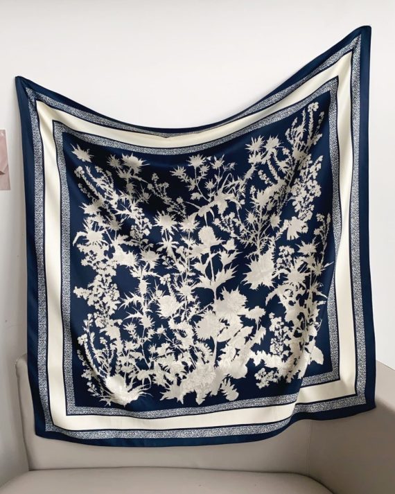 Azure Whale Head Scarf by Bandano Pakistan