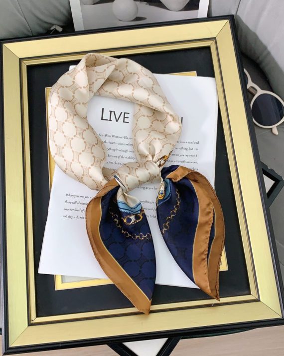 Skeleton White Hair Scarf by Bandano Pakistan
