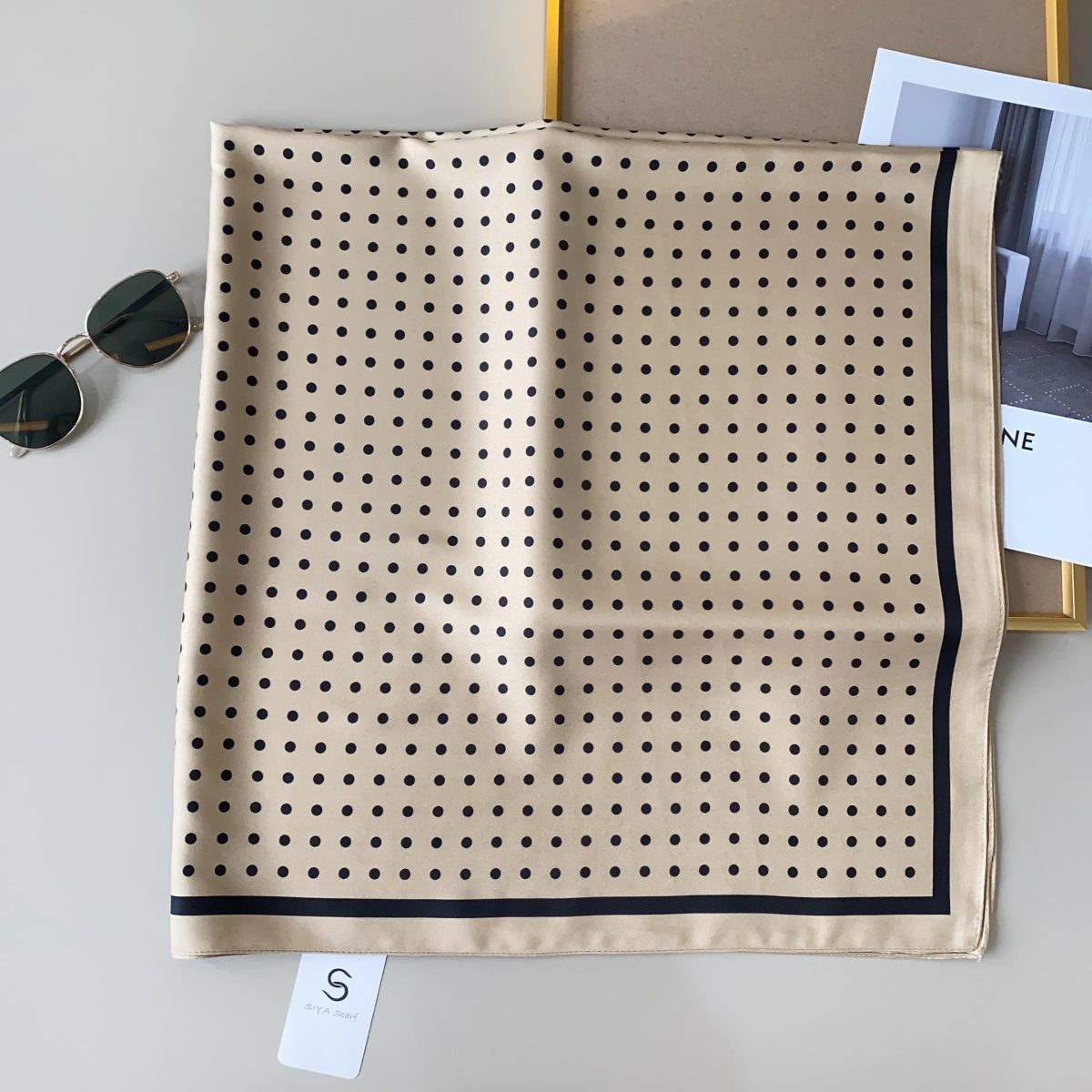 Dusted Brown Head Scarf by Bandano Pakistan