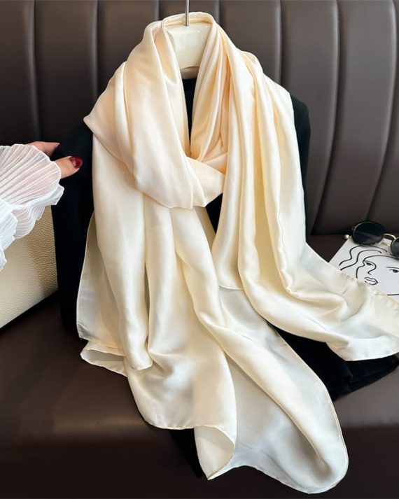 Butter Cream Hijab Scarf by Bandano Pakistan