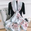 Mountain White Printed Scarf by Bandano Pakistan
