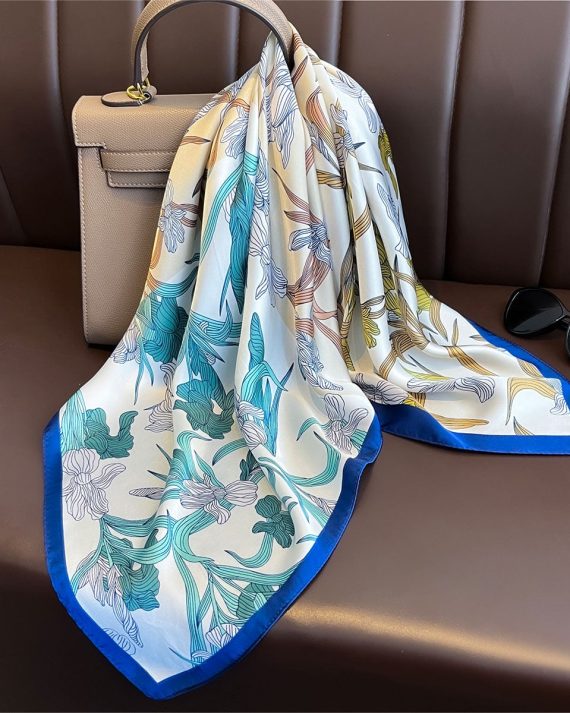 Chalk Blue Hair Scarf by Bandano Pakistan
