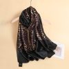 Herb Coffee Printed Scarf by Bandano Pakistan