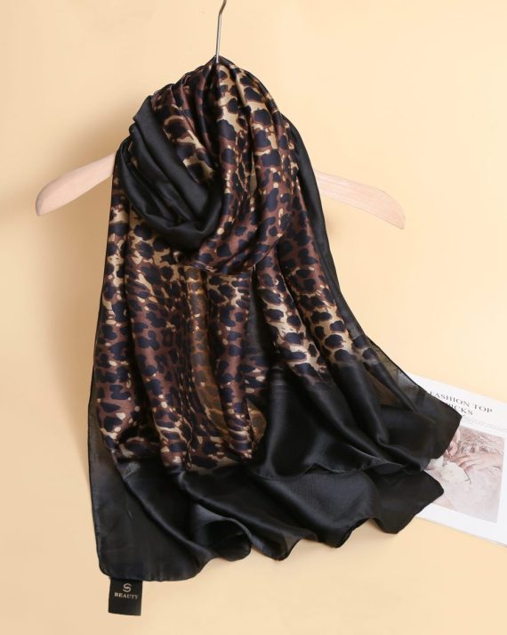 Herb Coffee Printed Scarf by Bandano Pakistan