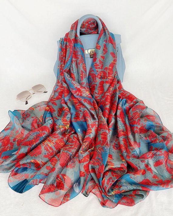 Pepper Pepper Chiffon Georgette Scarf by Bandano Pakistan