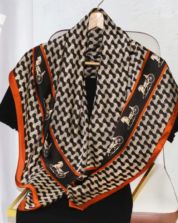 Ash Printed Scarf by Bandano Pakistan