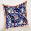 Clematis Blue Head Scarf by Bandano Pakistan