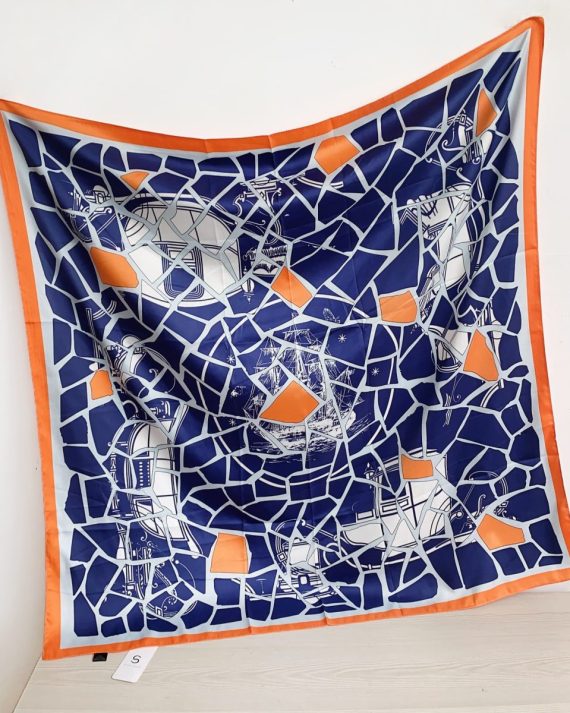 Clematis Blue Head Scarf by Bandano Pakistan