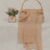 Light Taupe Crimps Lawn Cotton Turkish Hijab by Bandano Pakistan
