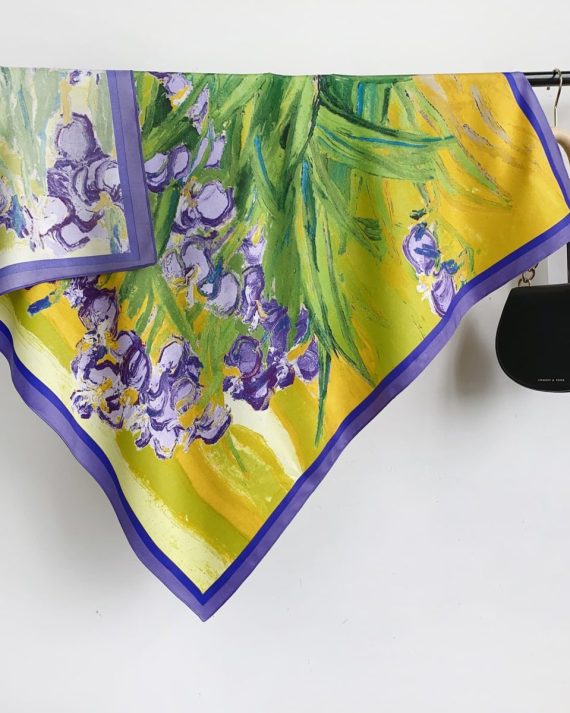 Dahlia Purple Head Scarf by Bandano Pakistan