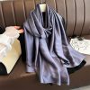 Deep Charcoal Hijab Scarf by Bandano Pakistan
