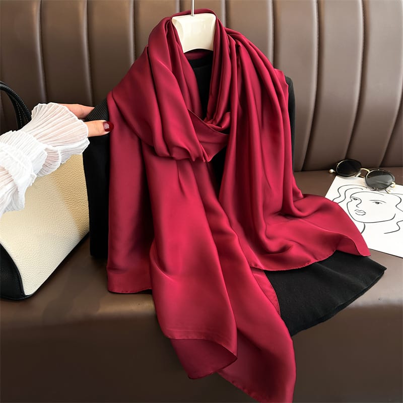 Rich Maroon Hijab Scarf by Bandano Pakistan