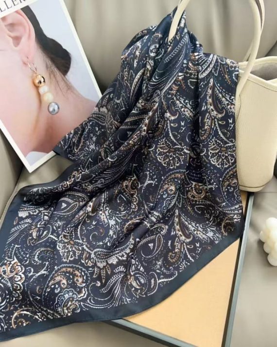 Eagle Black Hair Scarf by Bandano Pakistan