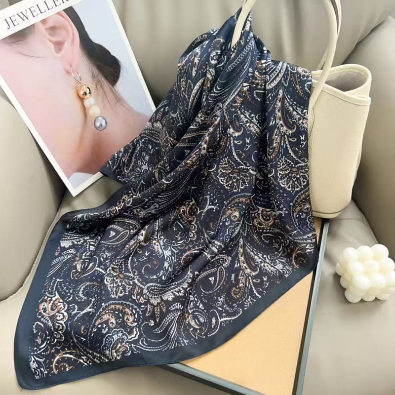 Eagle Black Hair Scarf by Bandano Pakistan