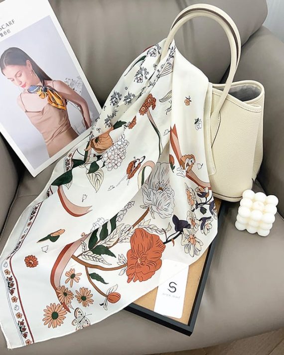 Ecure White Hair Scarf by Bandano Pakistan