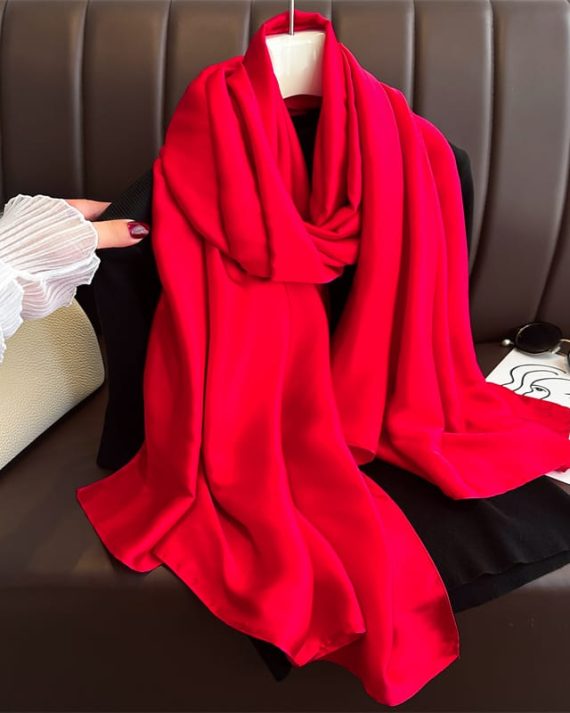 Ferrari Red Hijab Scarf by Bandano Pakistan
