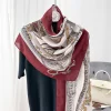 Flint Maroon Printed Scarf by Bandano Pakistan