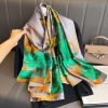 Bloom Seaweed Green Printed Scarf by Bandano Pakistan