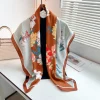 Foggy Brown Square Scarf by Bandano Pakistan