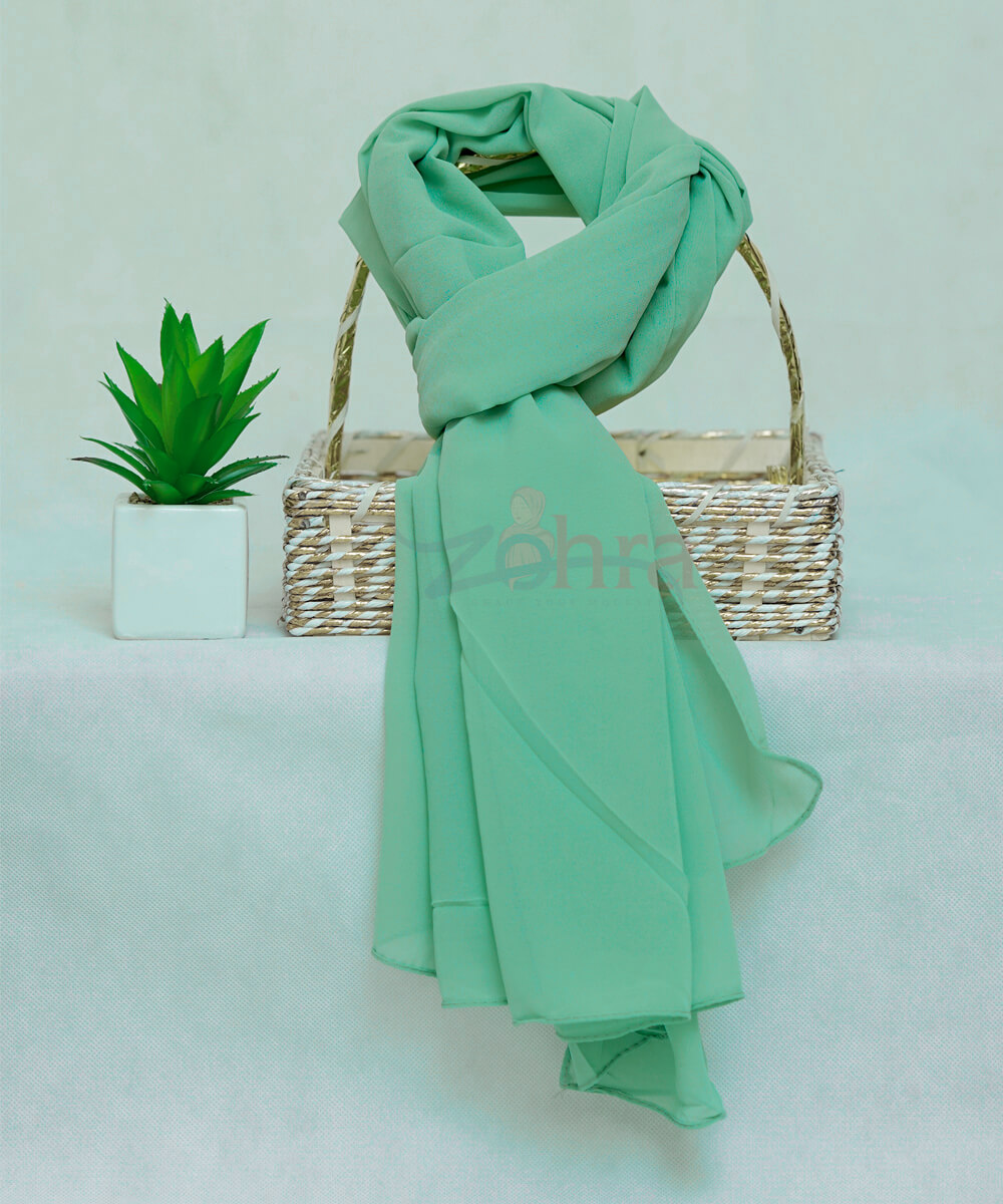 Coast Leaf Georgette Chiffon Hijab by Bandano Pakistan