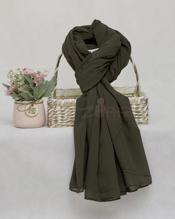 Niqab Set Charcoal Green Instant Hijab by Bandano Pakistan