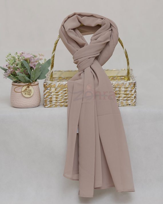 Shell Shell Georgette Chiffon Hijab by Bandano Pakistan