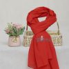 Niqab Set Cornell Red Instant Hijab by Bandano Pakistan