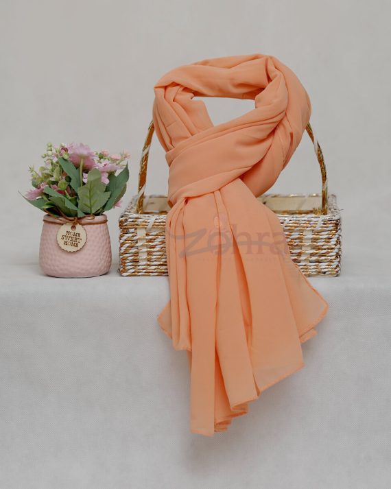 Niqab Set Orange Salmon Instant Hijab by Bandano Pakistan