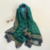 Minty Sherwood Chiffon Georgette Scarf by Bandano Pakistan