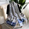 Bay Blue Printed Scarf by Bandano Pakistan