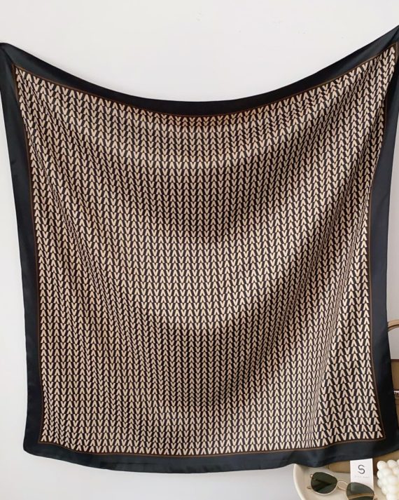 Gunmetal Black Head Scarf by Bandano Pakistan