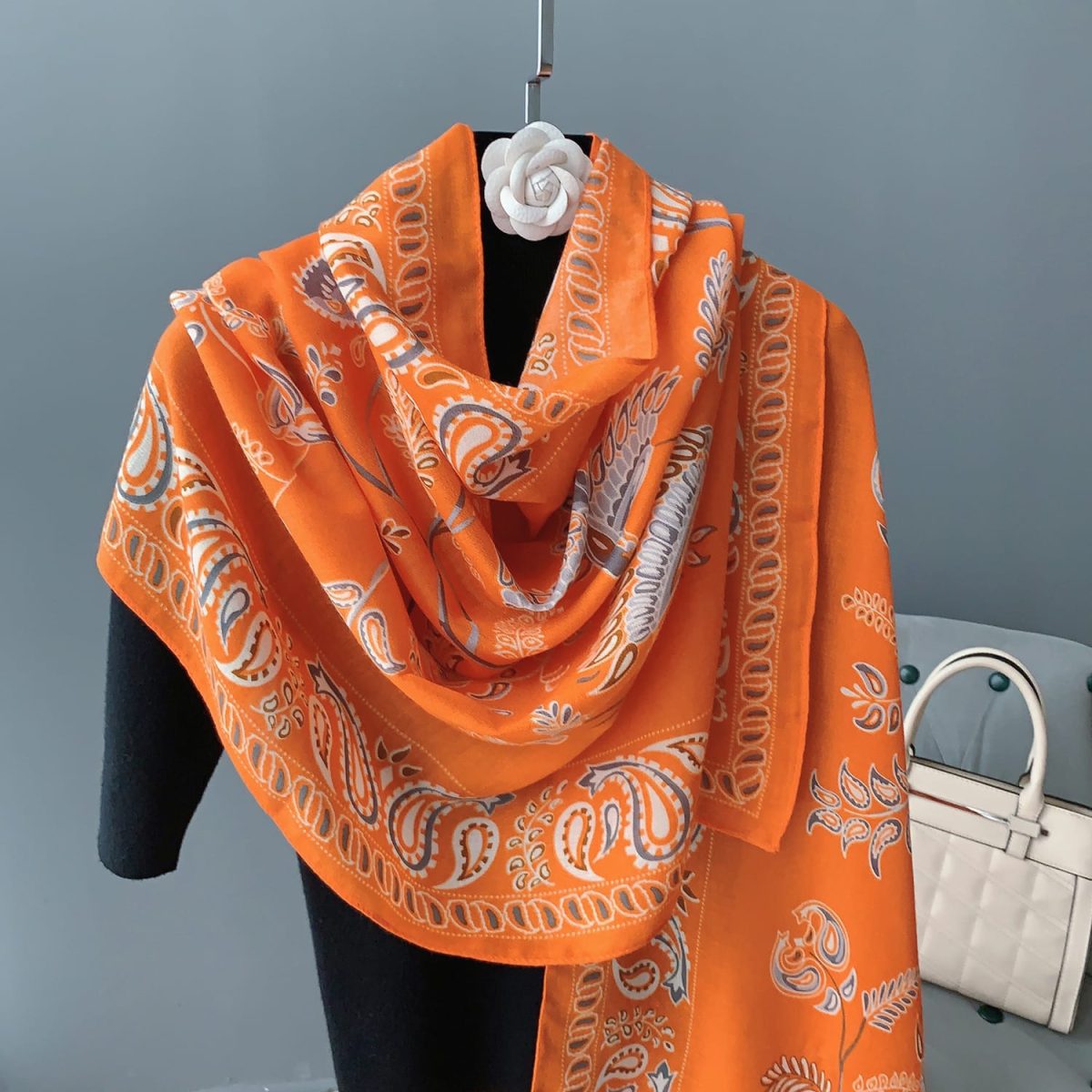 Halloween Yam Printed Scarf by Bandano Pakistan