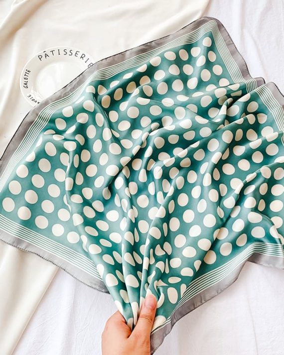 Halt Green Hair Scarf by Bandano Pakistan