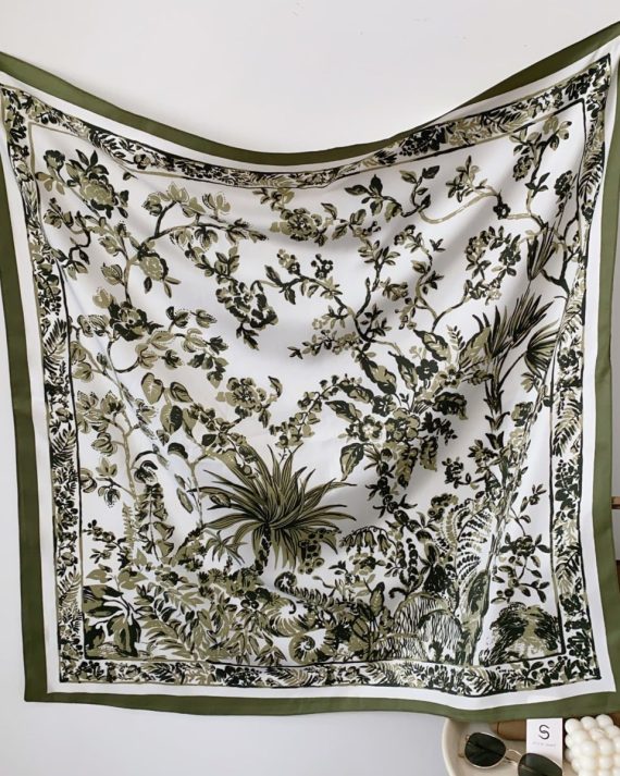 Pine Green Head Scarf by Bandano Pakistan