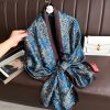 Iceberg Blue Printed Scarf by Bandano Pakistan