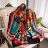 Jellyfish Red Printed Scarf by Bandano Pakistan