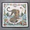 Forest Love White Square Scarf by Bandano Pakistan