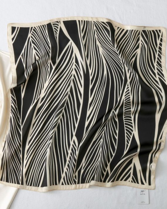 Kangaroo Black Hair Scarf by Bandano Pakistan