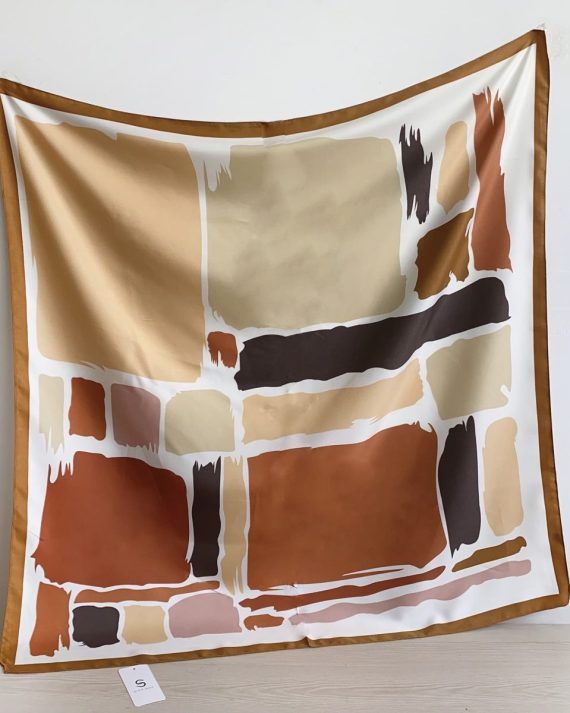Khaki Brown Head Scarf by Bandano Pakistan