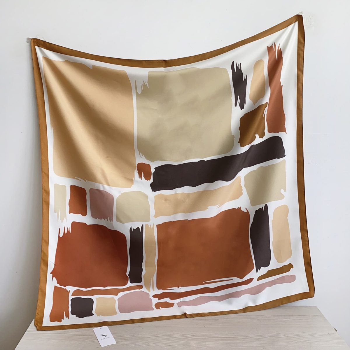 Khaki Brown Head Scarf by Bandano Pakistan
