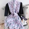 Pale Purple Printed Scarf by Bandano Pakistan